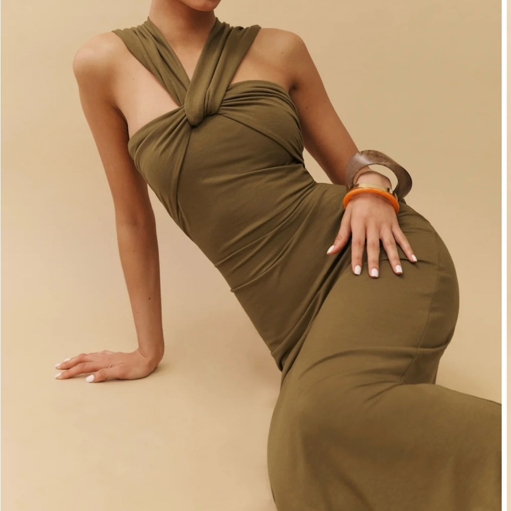 Reformation Olive Strapless Dress